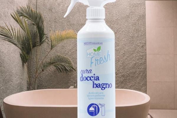 Mediterranean Fresh anti-calcaire  Végétal, pour douche et baignoire.