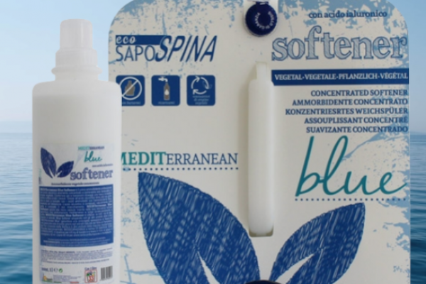 Blue assouplissant d'origine végétal, très concentré senteur méditerrannéenne