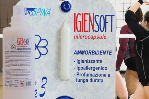 Igiensoft assouplissant hypoallergénique végétal aux microcapsules.