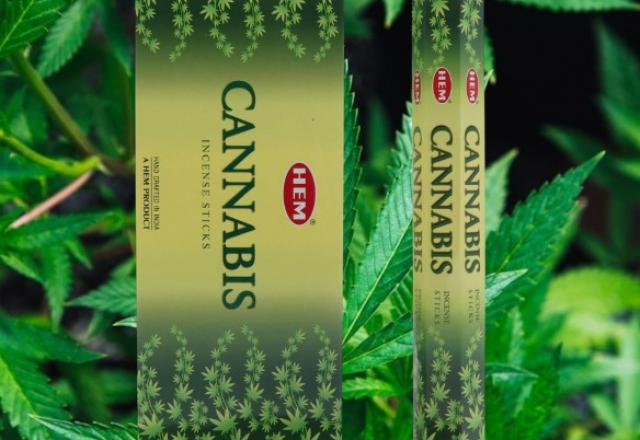 Encens HEM Cannabis - Profitez d'une ambiance relaxante et apaisante. 