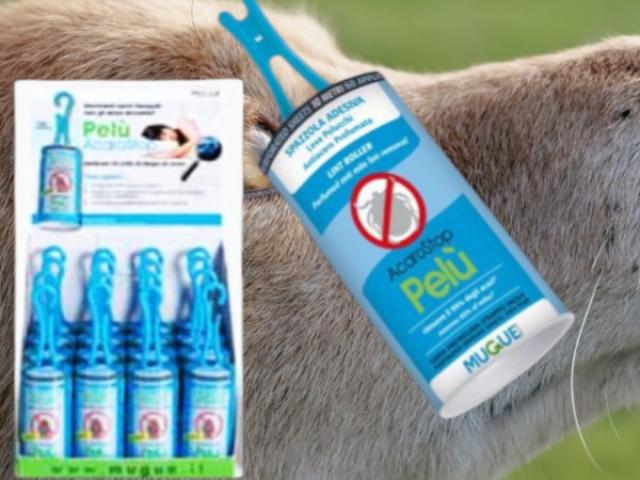 Brosse adhésive enlève peluche + huiles essentielles anti-acariens
