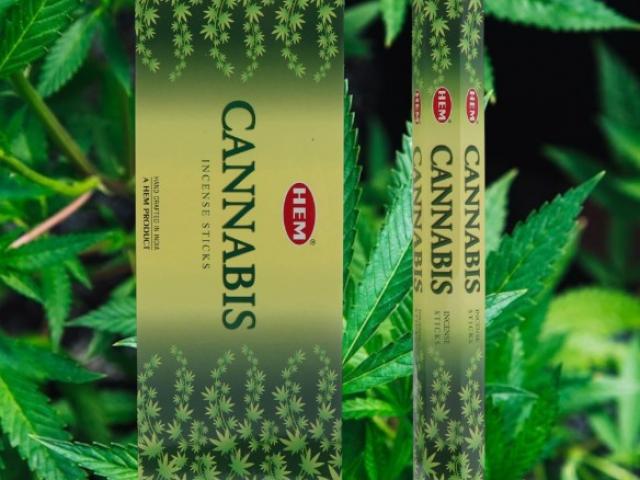 Encens HEM Cannabis - Profitez d'une ambiance relaxante et apaisante. 