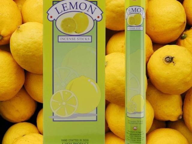 Encens Hem Citron pour une ambiance apaisante et vivifiante