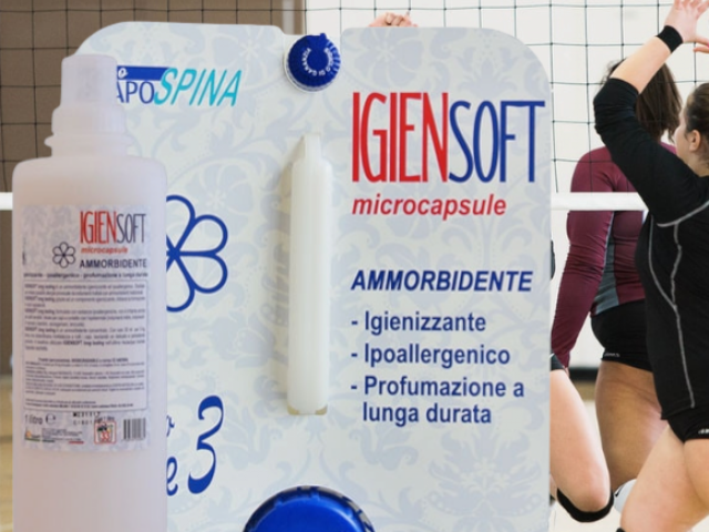 Igiensoft assouplissant hypoallergénique végétal aux microcapsules.